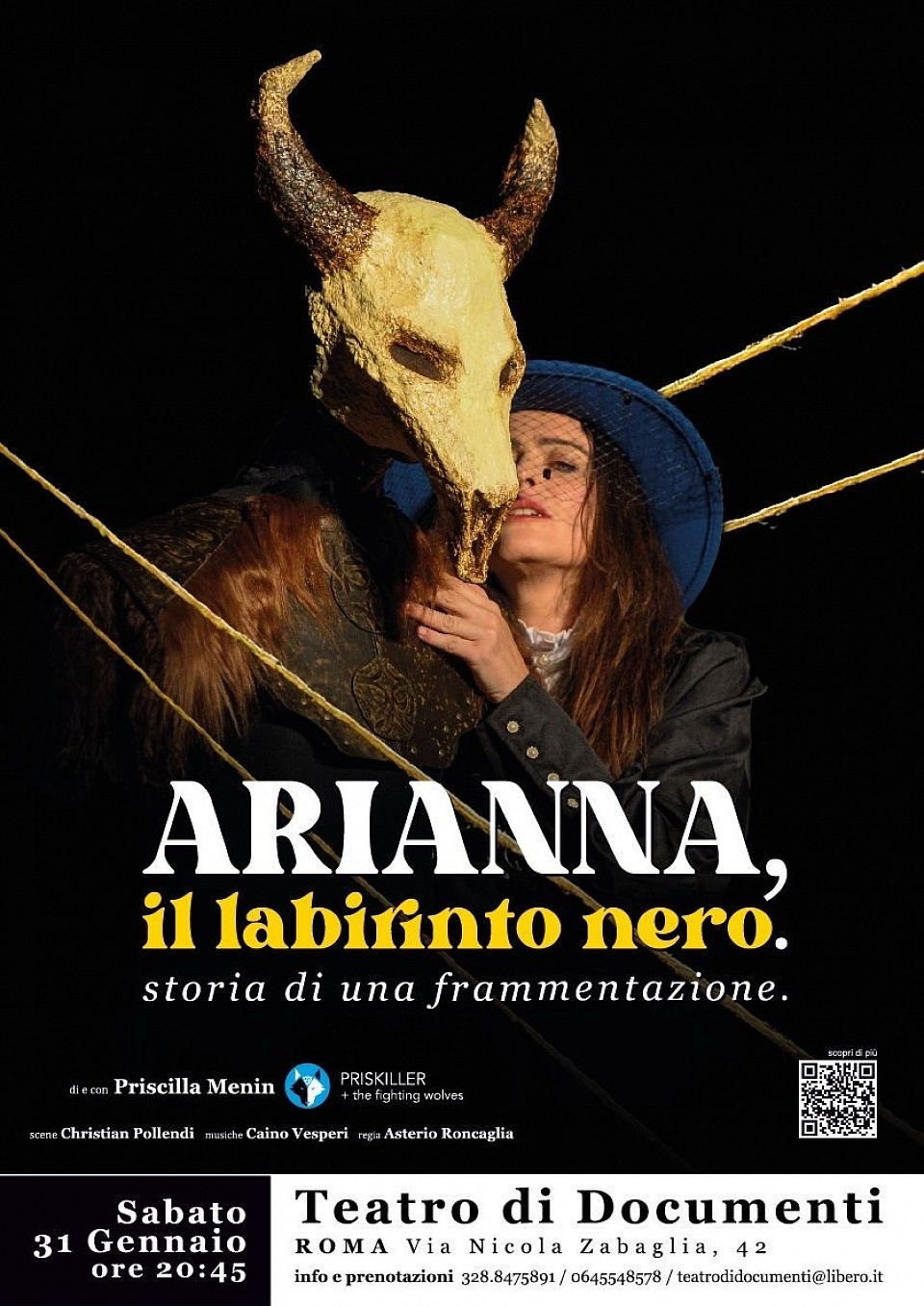 Arianna, il labirinto nero TEATRO DI DOCUMENTI ROMA